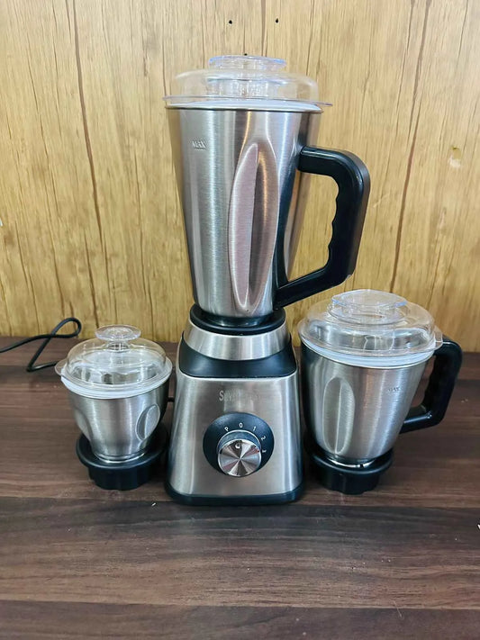 Smart Homes Full Steel Body 3 in 1 Electric Juicer, Chopper and Grinder Machine Heavy Duty