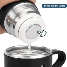 3 Cup Double-Layer Stainless Steel Vacuum Flask Set